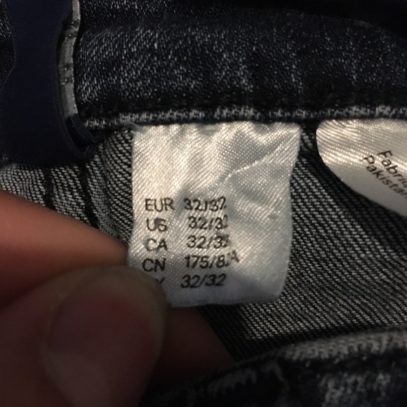 H&M dark denim ribbed jeans - Picture 4 of 4